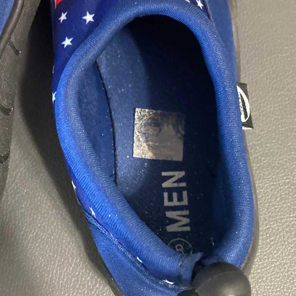 Patriotic Water Shoes men’s 8
